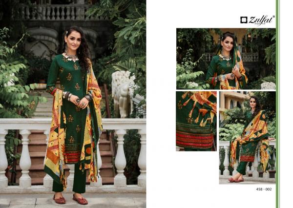 Zulfat Nusrat Pure Wool Pashmina Designer Exclusive Dress Material Collection